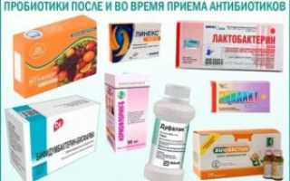 Антибиотики и пробиотики одновременно